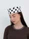 Шляпа таблетка коттоновая в горох D.Hats цвет белый 2953401385 фото 5