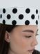 Шляпа таблетка коттоновая в горох D.Hats цвет белый 2953401385 фото 2