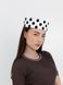 Шляпа таблетка коттоновая в горох D.Hats цвет белый 2953401385 фото 4