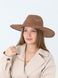 Капелюх федора з полями 9 см D.Hats з аксесуарами колір коричневий c_2760105747 фото 3