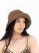 Панама женская летняя из рафии D.Hats коричневая 3039066847 фото 5