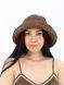 Панама женская летняя из рафии D.Hats коричневая 3039066847 фото 6