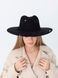 Капелюх федора з полями 9 см D.Hats з аксесуарами колір чорний c_2760105747_1 фото 2