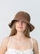 Панама женская летняя из рафии D.Hats коричневая 3039066847 фото 2