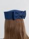 Шляпа таблетка с бантом коттоновая D.Hats цвет синий 2977338206 фото 1