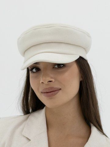Кепі кашемірова D.Hats колір Молочний 2377012417milk фото