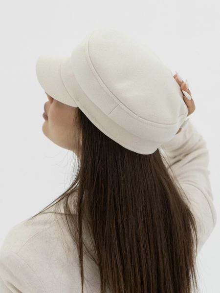Кепі кашемірова D.Hats колір Молочний 2377012417milk фото