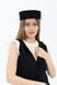 Шляпа таблетка с кружевом с вуалью D.Hats Черная 3015606361v фото 3