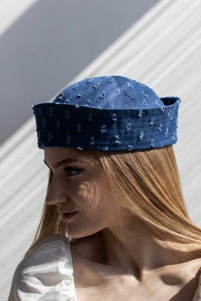 Панама матроса летняя D.Hats джинсовая 2248044447 фото