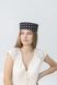 Шляпа таблетка коттоновая в горох D.Hats Чёрный 3227143402 фото 2