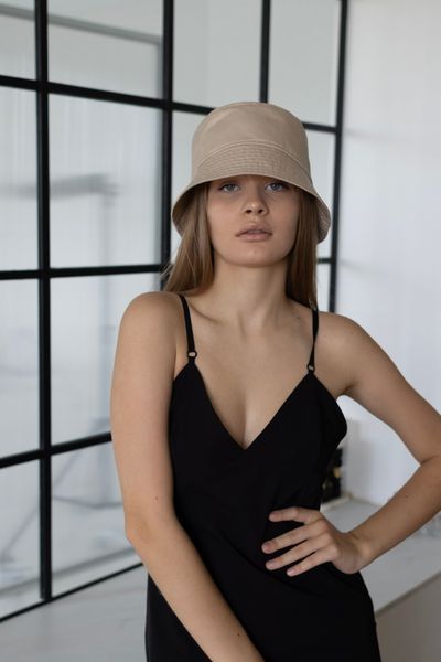 Панама літня джинсова D.Hats бежева 1637596983 фото