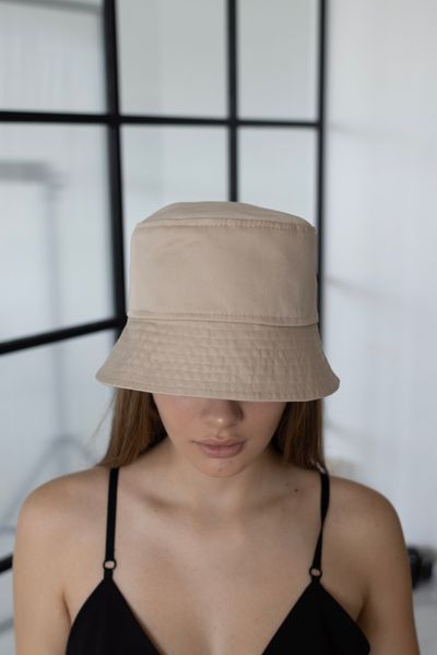 Панама літня джинсова D.Hats бежева 1637596983 фото