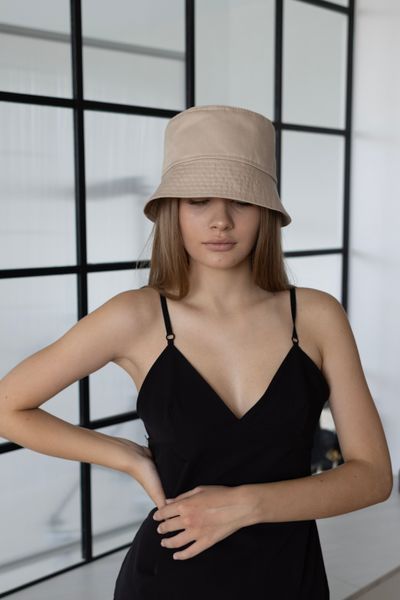 Панама літня джинсова D.Hats бежева 1637596983 фото
