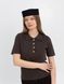 Шляпа таблетка коттоновая D.Hats цвет черный 2979559132 фото 5