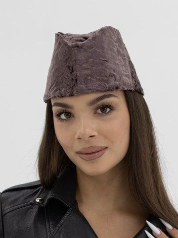 Пілотка з хутра D.Hats пильна троянда 2760670260 фото