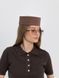 Капелюх таблетка котонова D.Hats колір коричневий 2979567377 фото 5
