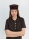 Шляпа таблетка с камушками D.Hats Коричневый 2979571053 фото 6