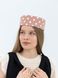 Шляпа таблетка коттоновая в горох D.Hats цвет розовый 3041920806 фото 2