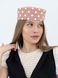 Шляпа таблетка коттоновая в горох D.Hats цвет розовый 3041920806 фото 3