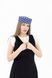 Капелюх таблетка котонова в горох D.Hats колір синій 3041921777 фото 3