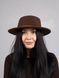 Капелюх жіночий канотьє D.Hats колір коричневий 2524727013 фото 2