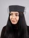 Капелюх таблетка кашемірова з вуаллю D.Hats темно сірого кольору 2870515714 фото 4