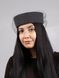 Капелюх таблетка кашемірова з вуаллю D.Hats темно сірого кольору 2870515714 фото 3