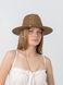 Капелюх федора з золотистим ланцюгом з серцями D.Hats Коричневий 3111249846 фото 4