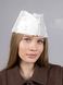 Пилотка из меха Каракуль D.Hats белого цвета 2462907581_white фото 1