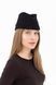 Пилотка из кашемира расшита стеклярусом D.Hats черного цвета. 2800830858bid фото 4