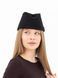 Пилотка из кашемира расшита стеклярусом D.Hats черного цвета. 2800830858bid фото 1