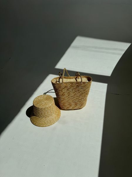 Комплект панама и сумка с натуральной соломки D.Hats 2301254796 фото