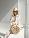 Сумка плетеная из рафия с ракушками D.Hats беж 2123722024 фото 2