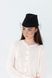 Пилотка из меха букле с вуалью D.Hats черного цвета 2463016063 фото 4