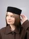 Шляпа таблетка кашемировая D.Hats черного цвета 2863050974 фото 4