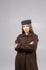 Шляпа таблетка кашемировая D.Hats тёмно серого цвета 2863052812 фото 6