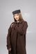 Шляпа таблетка кашемировая D.Hats тёмно серого цвета 2863052812 фото 4