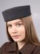 Шляпа таблетка кашемировая D.Hats тёмно серого цвета 2863052812 фото 1