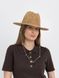 Шляпа Федора из рафия с золотистой цепью с жемчужинами D.Hats коричневая 3043168736 фото 5