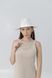 Капелюх федора з серебристим ланцюгом D.Hats Білий 3118079507 фото 4