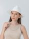 Капелюх федора з серебристим ланцюгом D.Hats Білий 3118079507 фото 2