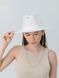 Капелюх федора з серебристим ланцюгом D.Hats Білий 3118079507 фото 5