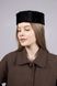Капелюх таблетка Каракуль D.Hats чорного кольору 2868612469 фото 7